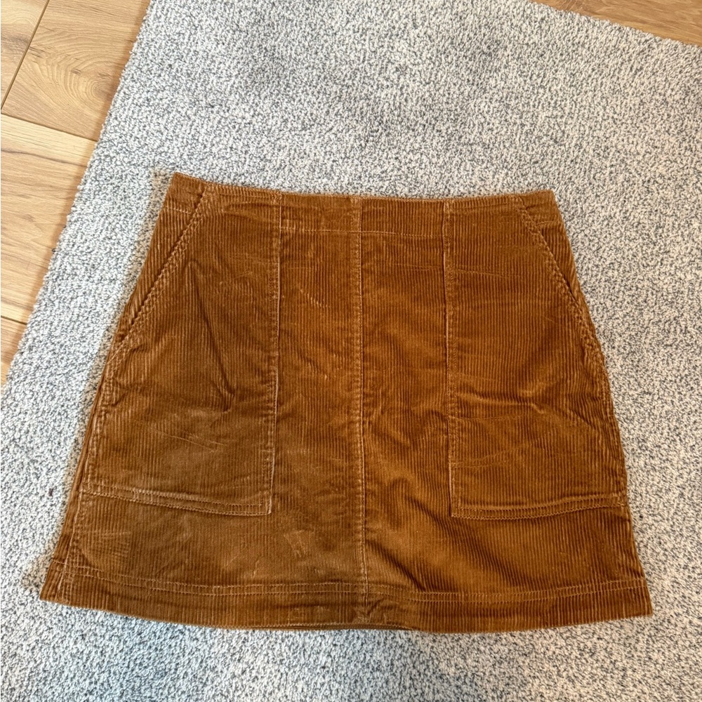 Gap Tan Corduroy Mini Skirt